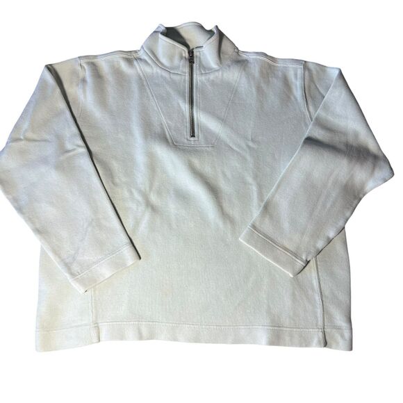 Tommy Bahama Women's 1/4 Zip Long Sleeve Pullover Knit Sweater Size Large 12/14 - Picture 1 of 12